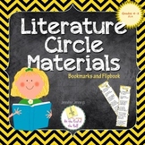 Literature Circle Bookmarks and Flipbook