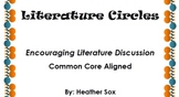 Literature Circle Common Core Discussion Group Packet