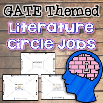 Preview of GATE Themed Literature Circle Jobs