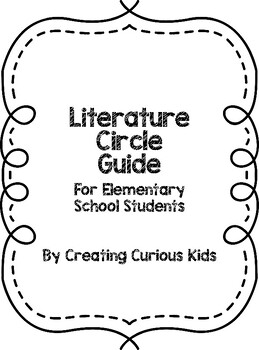 Preview of Literature Circle Guide with Worksheets, Book Lists, and Roles for Grades 2-4