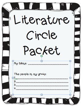 Preview of Literature Circle Packet