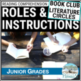 Literature Circles Jobs & Instructions Book Club Rotations