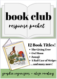 Literature Circle Response Packet | 12 Titles | Levels N-R