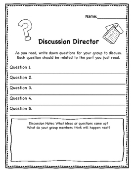 Literature Circle Role Sheets for Any Novel! by Ms Beth | TpT