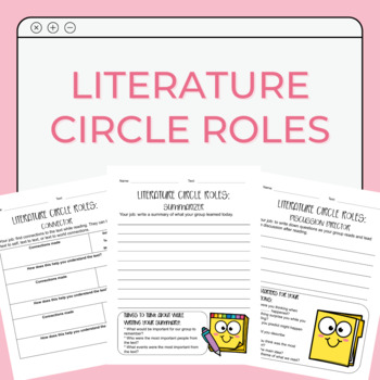 Preview of Literature Circle Roles