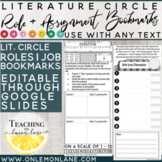 Literature Circle Roles Job | DIRECTOR | Editable in Googl