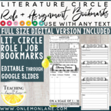 Literature Circle Roles Job | PROFILER | Editable in Googl