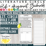 Literature Circle Roles Job | REPORTER | Editable in Googl