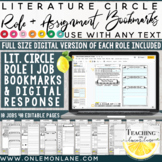 Literature Circle Roles Jobs | BUNDLE | Editable in Google