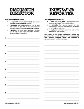 book club forms worksheets teaching resources tpt