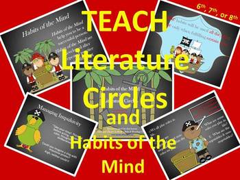 Preview of Literature Circles 6th grade, 7th grade, & 8th grade