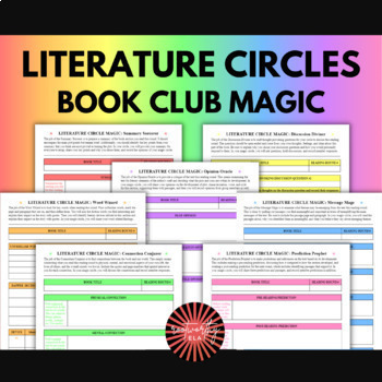 Preview of Literature Circles | Book Club Magic Presentation + Worksheets