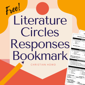 Preview of Literature Circles Bookmark