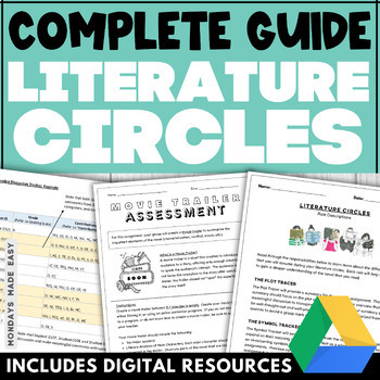 Preview of Literature Circles Bundle - Literature Circle Roles and Book Club Activities