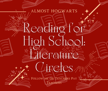 Preview of Literature Circles: Choice Novels for High Schoolers