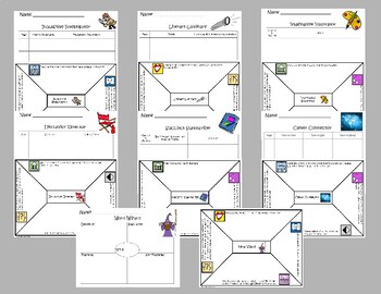 Preview of Literature Circles - Graphic Organizers With Depth and Complexity