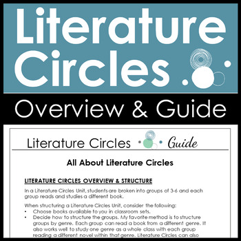 Preview of FREE Literature Circles Guide for Middle and High School Lit Circles