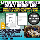 Literature Circles: Roles, Guiding Questions, Daily Vocabu