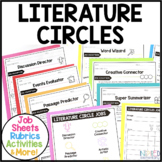 Literature Circles Roles Job Sheets Rubrics and More!
