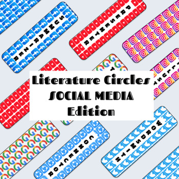 Preview of Literature Circles - Social Media Edition