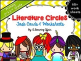 Primary Literature Circles Task Cards & Worksheets Bundle