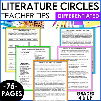 literature circles book club activities by its a teacher thing