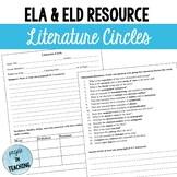 Literature Circles Worksheet/ Graphic Organizer