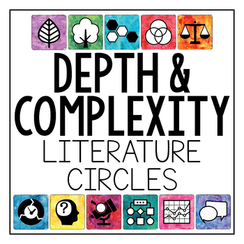 Preview of Depth and Complexity Critical Thinking Literature Circles Book Clubs