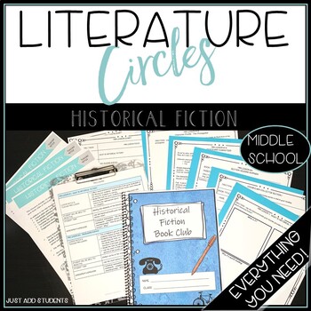 Preview of Literature Circles for Any Historical Fiction Book Club Activities 
