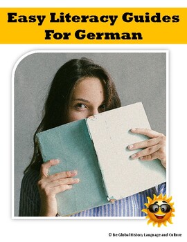 Preview of 5 Easy Literacy Guides for German Students - Easy Lessons for Reading More!