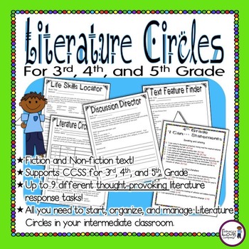 Preview of Literature Circles {CCSS Aligned}