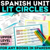 Literature Circles for Spanish Class Novels Editable Googl