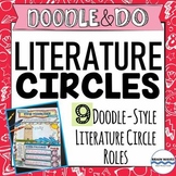 Literature Circles w/ 9 Doodle Literature Circle Roles & R