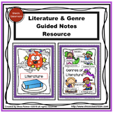 Literature & Genre Guided Notes Resource