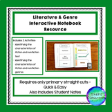 Literature & Genre Interactive Notebook Resource