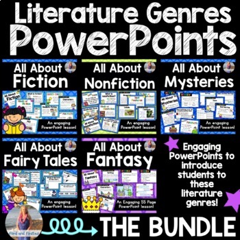 Preview of Literature Genres PowerPoint BUNDLE