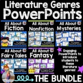 Literature Genres PowerPoint BUNDLE