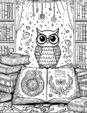 Literature Inspired Coloring pages (4 pages)