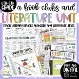 Literature Interactive Notebook Activities | Literary Elem