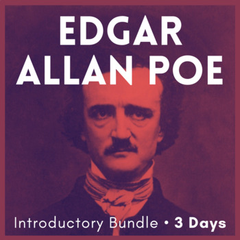 Preview of Literature Lessons: Edgar Allan Poe, Biography, Bio, Tell Tale Heart Lesson CCSS