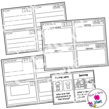 Story Response Worksheets and Prompts Differentiated by Mom Plus Teach ...