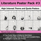 Literature Poster Bundle #3 - High Interest and Engaging T