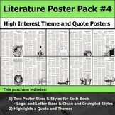 Literature Poster Bundle #4 - High Interest and Engaging T
