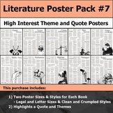 Literature Poster Bundle #7 - High Interest and Engaging T