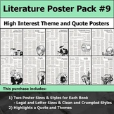 Literature Poster Bundle #9 - High Interest and Engaging T