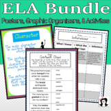 ELA, Reading, Fiction, Literature Posters and Graphic Organizers