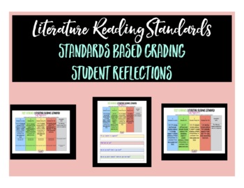 Preview of Literature Reading Standards/Evidence Based Grading Rubrics and Reflections
