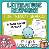 Literature Response for Primary - "A Book About My Book" -