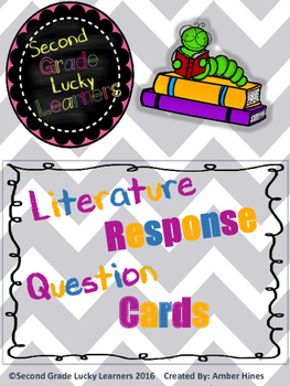 Preview of Literature Response Question Cards