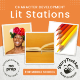 Literature Stations for Any Novel | Character Development 